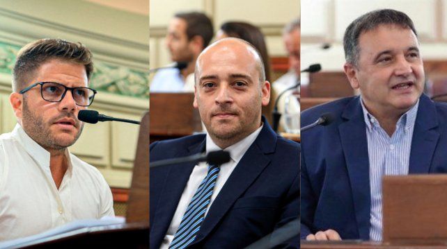 Los Diputados Cándido,  Basile y González