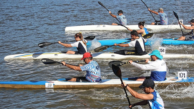 La quinta fecha del campeonato de la Asociaci&oacute;n Santafesina de Canotaje fue organizado por el N&aacute;utico Azopardo.
