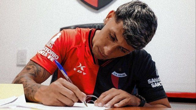 Leandro Allende, la primera incorporación de Colón. Leandro Allende, la primera incorporación de Colón.