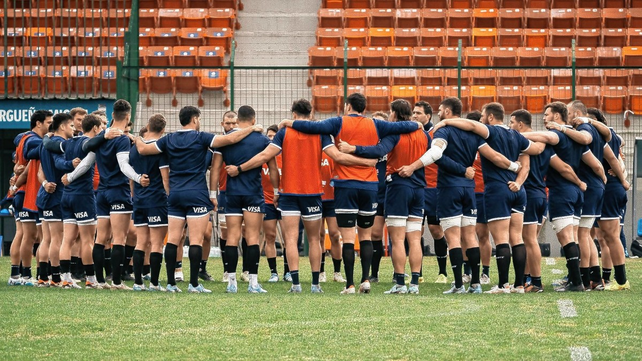 El seleccionado conducido por Felipe Contepomi realiz&oacute; el tradicional Captain Run en el Domingo Burgue&ntilde;o Miguel de Uruguay.