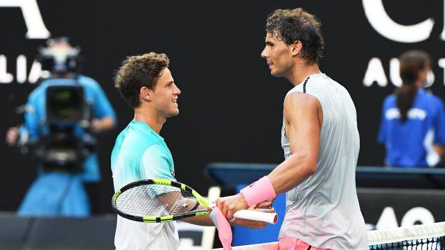 Diego Schwartzman viene de dar el golpe ante Rafael Nadal, en la previa de Roland Garros, en el Masters de Roma.