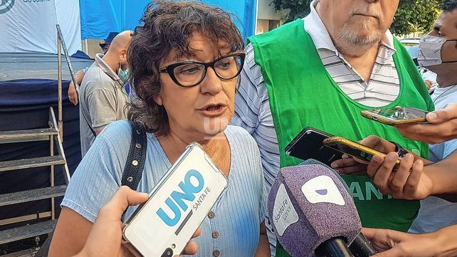 Sonia Alesso, secretaria general del gremio docente CTERA y de Amsafé.