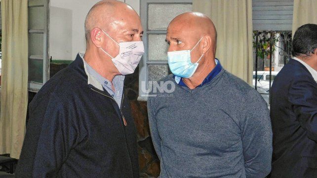 Jorge Molina y Gustavo Recce representaron a Unión en la reunión