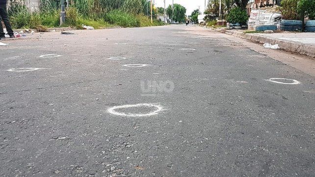 El lugar en dónde sucedió el crimen, en barrio Guadalupe Oeste