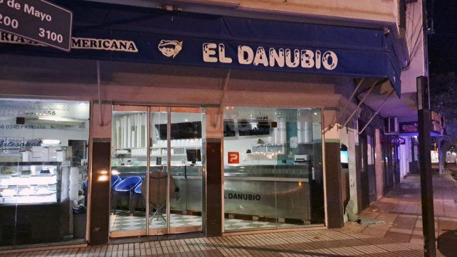 El comercio vandalizado en 25 de Mayo y Junín