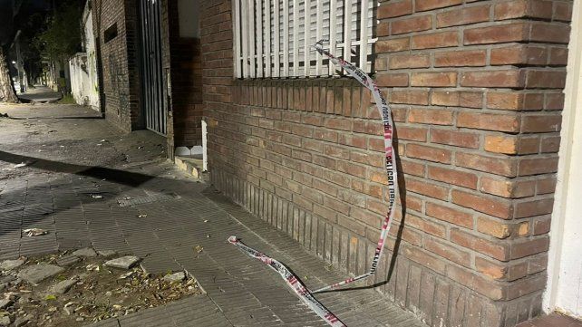 El lugar de uno de los homicidios ocurrido en Rosario