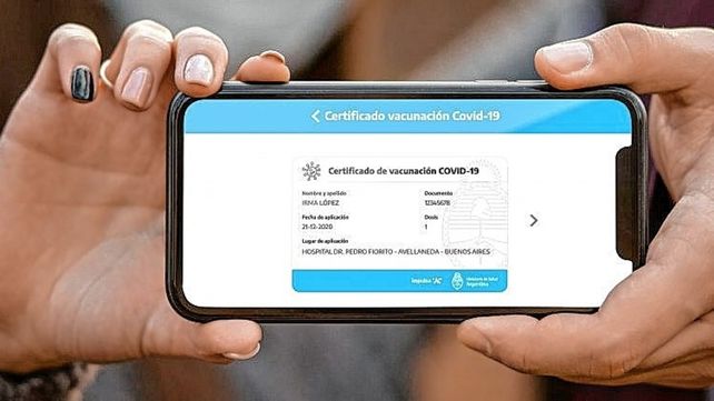 Pase sanitario. Foto ilustrativa