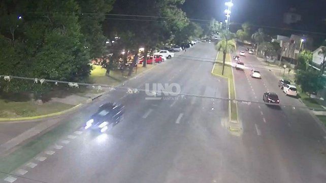 Accidente fatal en la costanera, imágenes de los momentos previos