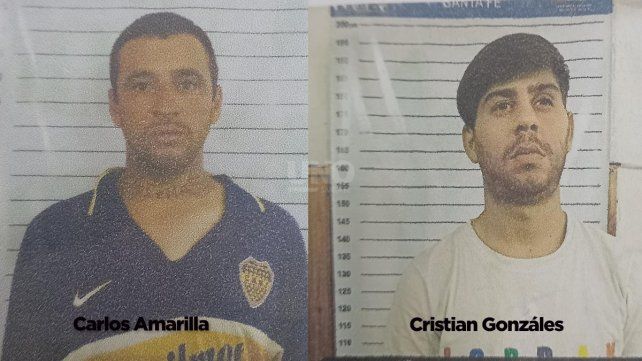 Los dos presos que escaparon y están siendo buscados de la Comisaría Novena