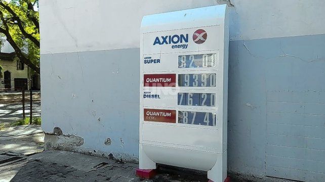 Precios de las estaciones Axion en Santa Fe a partir del 15 de febrero.