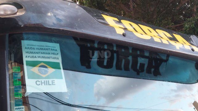 Fuerzas policiales de Brasil en Santa Fe 