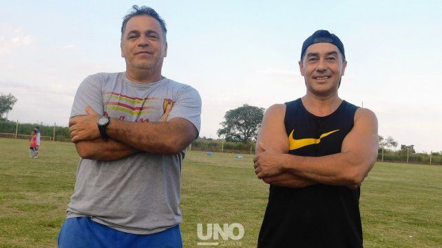 Zeballos, exjugador de Unión, tiene como uno de sus colaboradores a Jorge Ochito Pérez, un gran referente de Liga Santafesina.