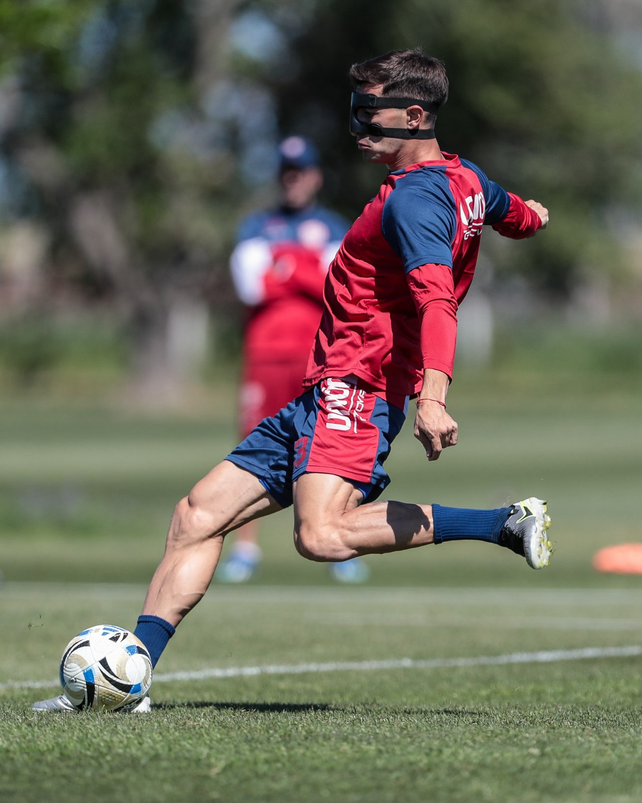 Valentín Fascendini sigue con protector en Unión por la fisura en el tabique. 