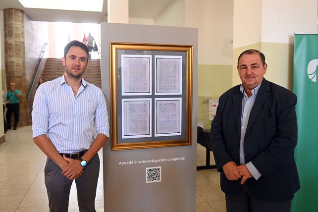 El intendente de Santa Fe Juan Pablo Poletti y el periodista Aquiles Noseda. El intendente de Santa Fe Juan Pablo Poletti y el periodista Aquiles Noseda.