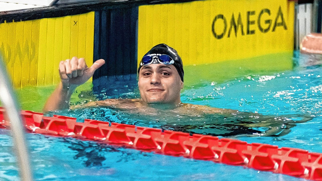 Dante Nicola se qued&oacute; con la medalla de oro en los 50 metros pecho del campeonato argentino que se disput&oacute; en Parque Roca. &nbsp;