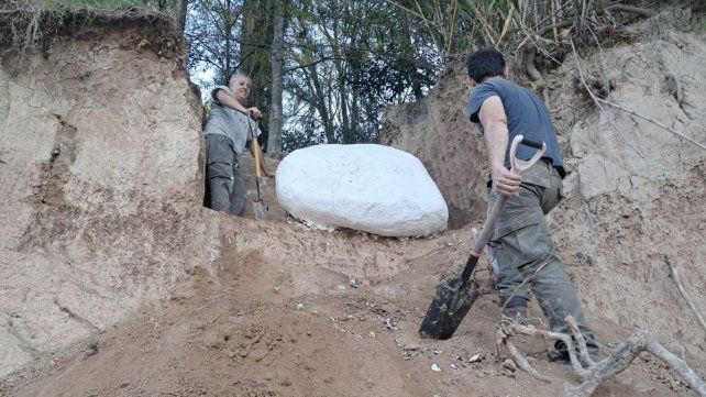 Provincia realizó un importante rescate paleontológico en el arroyo Pavón