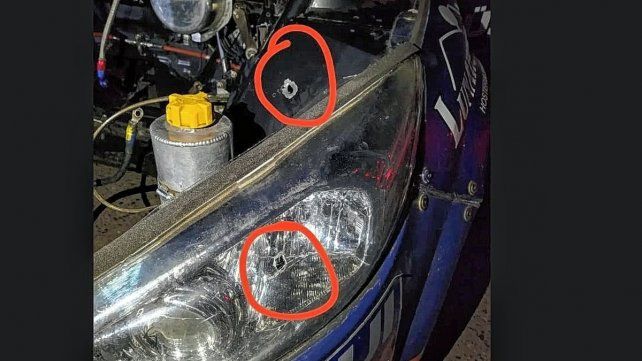 El flamante campeón de la clase 3 recibió dos disparos en su auto durante la definición en Viedma.
