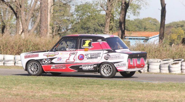 Diego Melchiori de la ciudad de Santo Tomé se impuso en los Fiat 128 que compitieron en la ciudad de Rafaela.