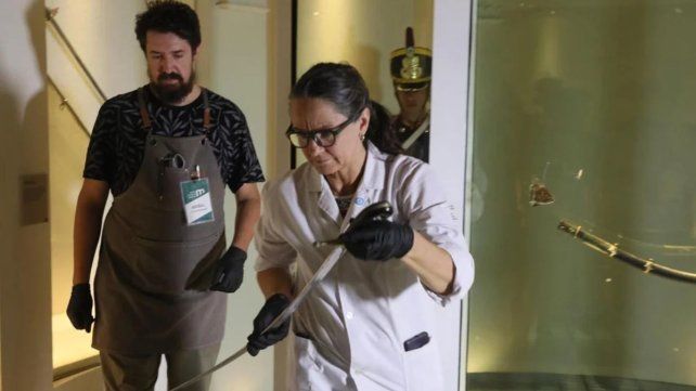 Comenzó el traslado del sable corvo de San Martín hasta la ciudad de San Lorenzo, en la provincia de Santa Fe 