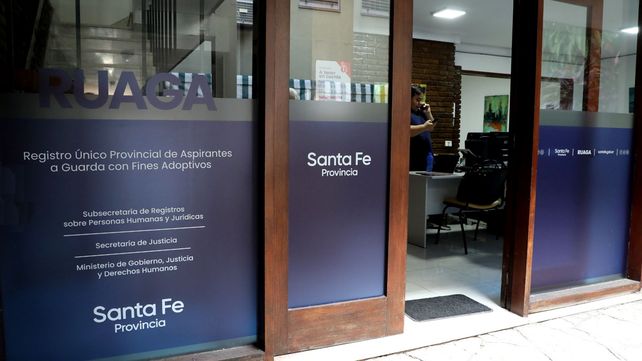 La sede del Registro Único de Aspirantes con Fines Adoptivos (Ruaga), Santa Fe