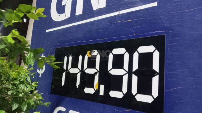 Costo del metro cúbico de gas en las estaciones de la ciudad de Santa Fe 