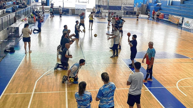 Los entrenamientos en Concordia se llevaron a cabo en el gimnasio municipal de Concordia (Entre Ríos).