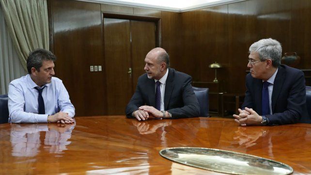 El gobernador Omar Perotti se reunió este jueves con el nuevo ministro de Economía, Sergio Massa