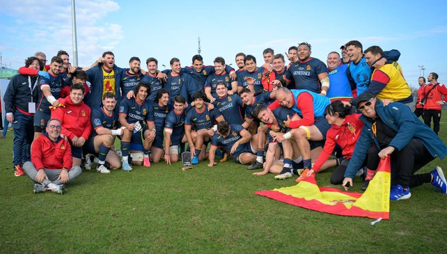 Espa&ntilde;a super&oacute; a Suiza por un contudente 43 a 13 y logr&oacute; cllasificarse al Mundial de Australia 2027.