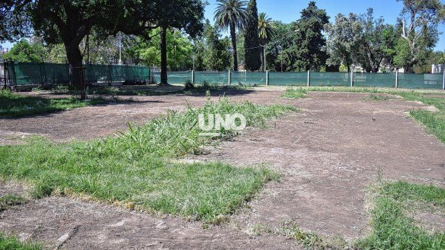 El lugar en dónde esta instalado el hospital de campaña militar.