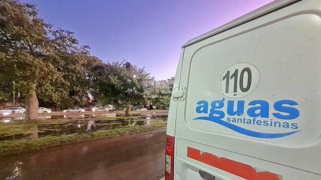 Perdida de agua sobre Alen a la altura de Calchines