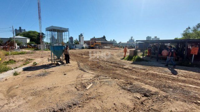 Las obras que se llevan adelante para la ampliación de la planta potabilizadora en la ciudad de Santa Fe 