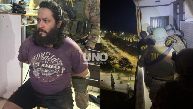 Cayó Waldo Bilbao en Rosario  