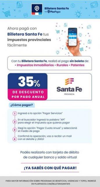 Nuevos beneficios de Billetera Santa Fe 