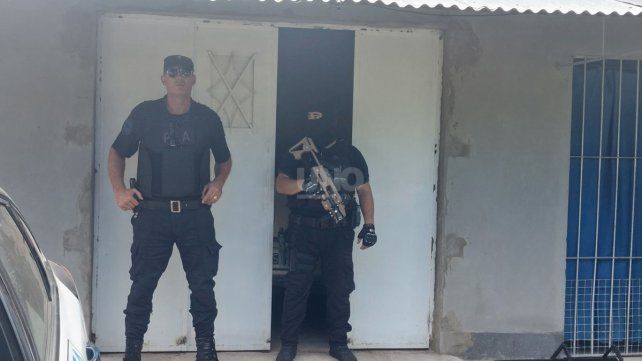 Los allanamiento realizados en distintos barrios de la ciudad de Santa Fe 