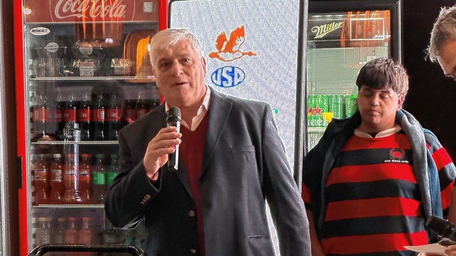 El presidente de la USR, Enrique Patrizi, destac&oacute; la importancia de mantener los valores del rugby.