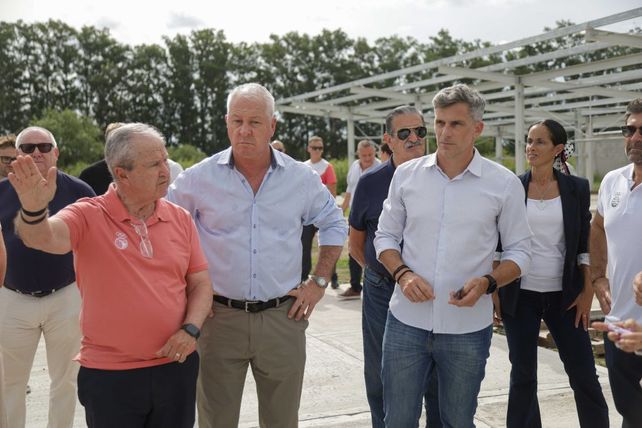 La comitiva se reuni&oacute; en la estaci&oacute;n Belgrano y luego recorri&oacute; las obras que se est&aacute;n haciendo en la ciudad.