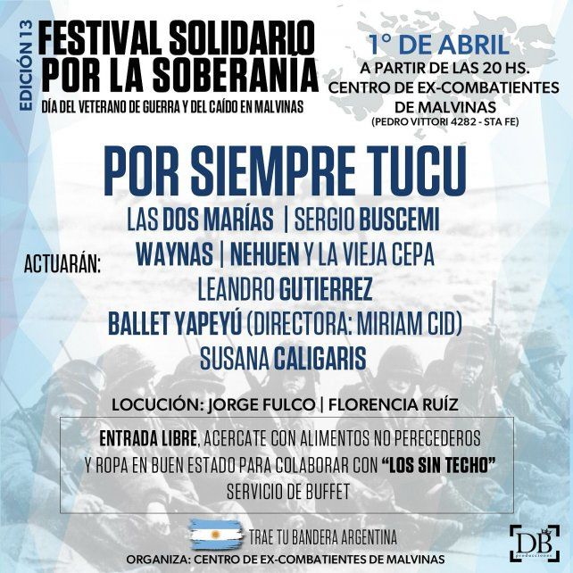 Festival solidario Malvinas 