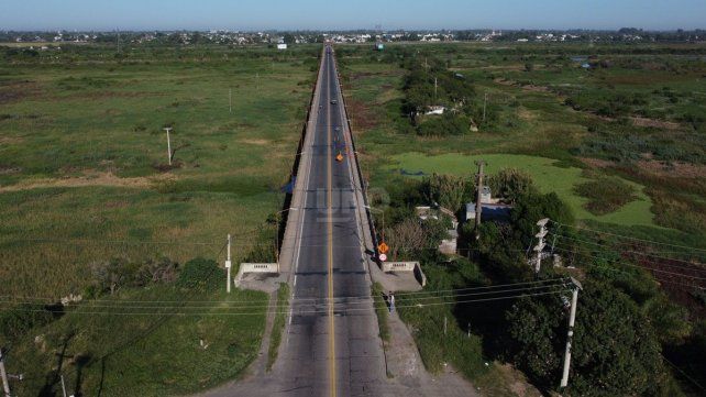 Imágenes del puente Carretero cerrado al tránsito vehicular desde el drone del UNO 