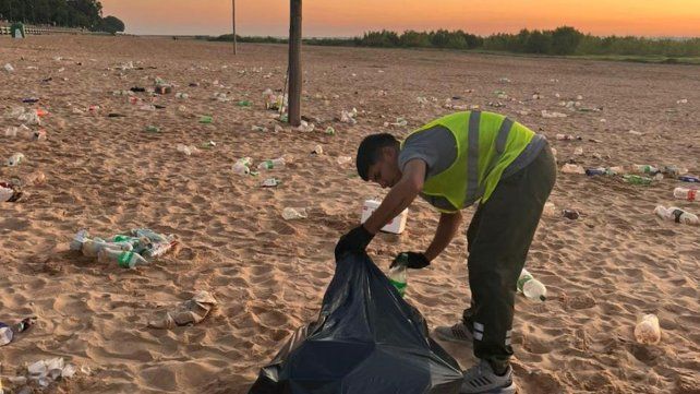 A partir de las 7 de la mañana, se puso en marcha un operativo especial de higiene en la zona donde se desarrolló el evento.