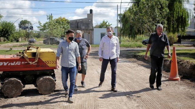 Avanzan las obras que se llevan adelante en barrio Pompeya