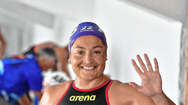 La representante de la Federaci&oacute;n Santafesina de Nataci&oacute;n ocup&oacute; la tercera ubicaci&oacute;n en la tradicional Capri-N&aacute;poles en Italia.