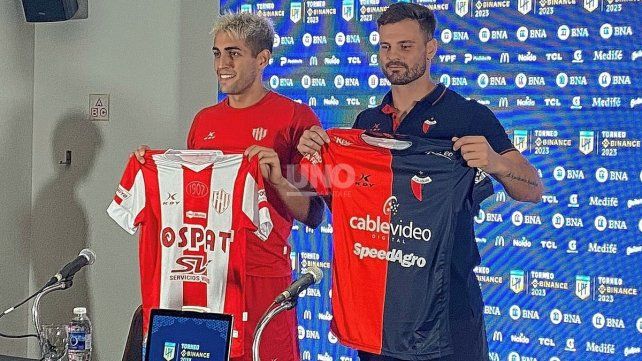 Santiago Mele (Uni&oacute;n) e Ignacio Chicco (Col&oacute;n) hablaron en la previa del Cl&aacute;sico Santafesino.