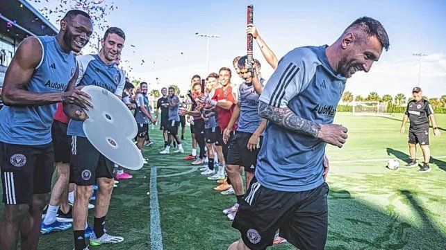 Lionel Messi fue recibido de manera muy calurosa por los compañeros en Inter Miami.