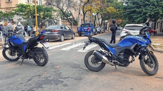 Amenaza de bomba escuela Alfonso Grilli