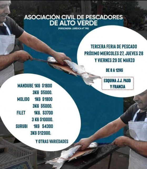 Ferias Asociación de pescadores de  Alto Verde