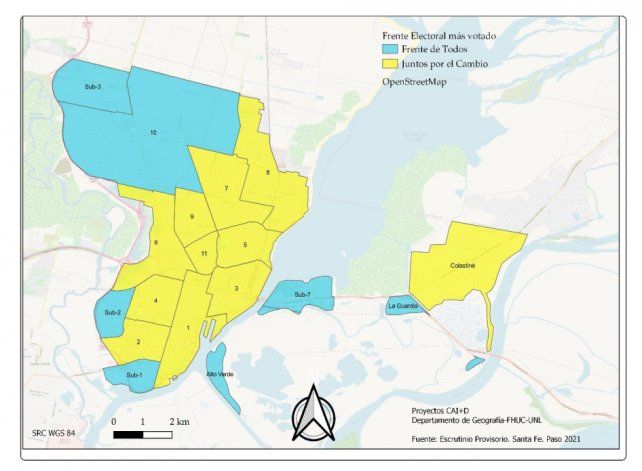 La elección del voto según cada seccional en la ciudad de Santa Fe