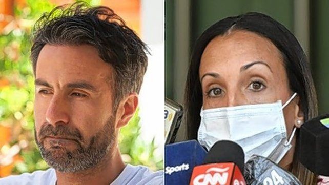 Leopoldo Luque y Agustina Cosachov, el médico y la psiquiatria de Maradona acusados en el juicio.