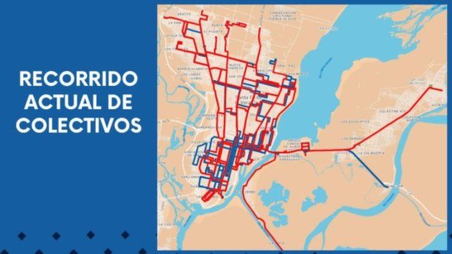Mapa del recorrido actual de todas las líneas de colectivos en Santa Fe. Mapa del recorrido actual de todas las líneas de colectivos en Santa Fe.