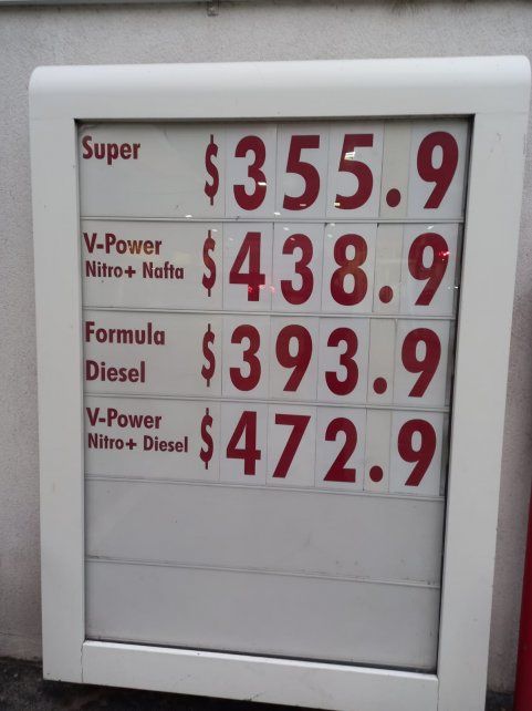 Los nuevos precios de la Shell en la ciudad de Santa Fe 