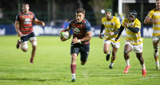 Nahuel Clausen, hijo del ex campeón del Mundo del 86, marcó tres tries ante Cobras de Brasil. Nahuel Clausen, hijo del ex campeón del Mundo del 86, marcó tres tries ante Cobras de Brasil.